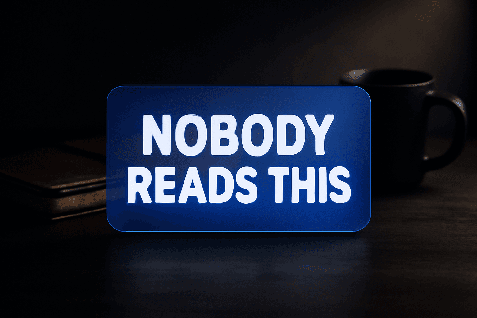 NOBODY READS THIS